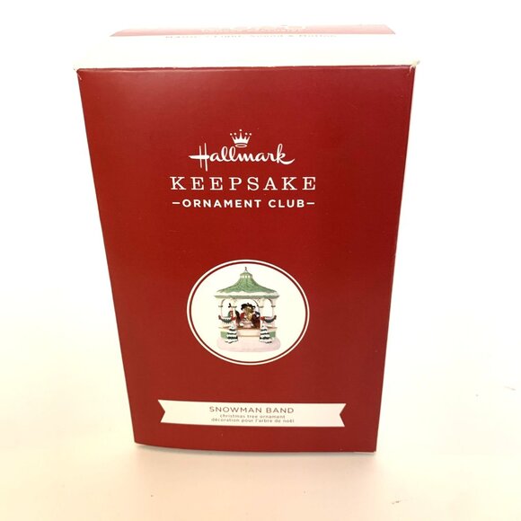 Hallmark Keepsake 2020 Snowman Band Ornament Musical Motion Lights QDB1001 - Picture 11 of 15